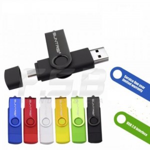 Lanamento Flash Drive 32 Gb Dual Otg  Usb 2.0 Pc E Celular