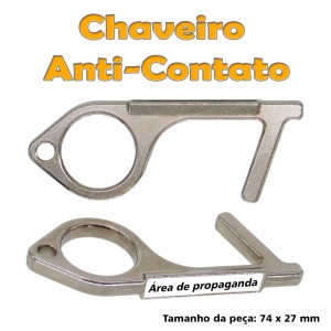 Chaveiro anti-contato COVID