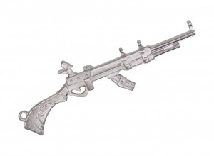 Chaveiro rifle nquel