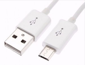 Cabo Dados Micro Usb V8 - Samsung Lg Motorola - Branco