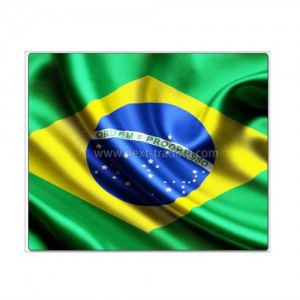 Mouse Pad Bandeira do Brasil Copa do Mundo .2018