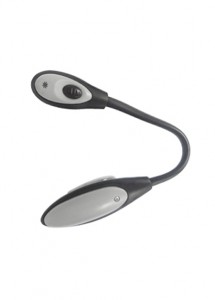 Luminria  ideal para PC, estudo, livros. Com suporte flexivel.