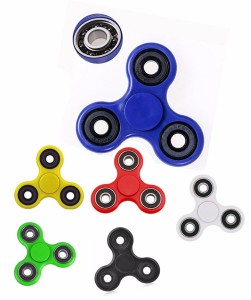 Fidget Hand Spinner Cor Sortida Rolamento Anti Stress Ansied 