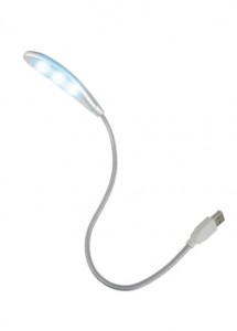 Luminria usb com 3 leds. Embalagem, blister