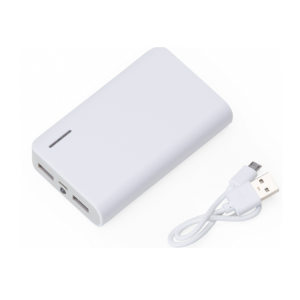 Power bank Plstico com Lanterna