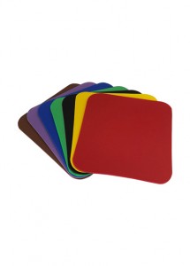 Mouse pad, material de couro sinttico